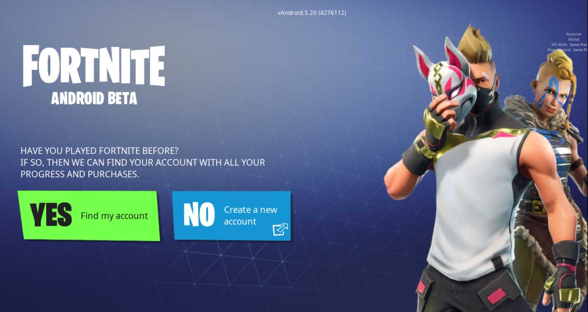 Fortnite Beta for Android