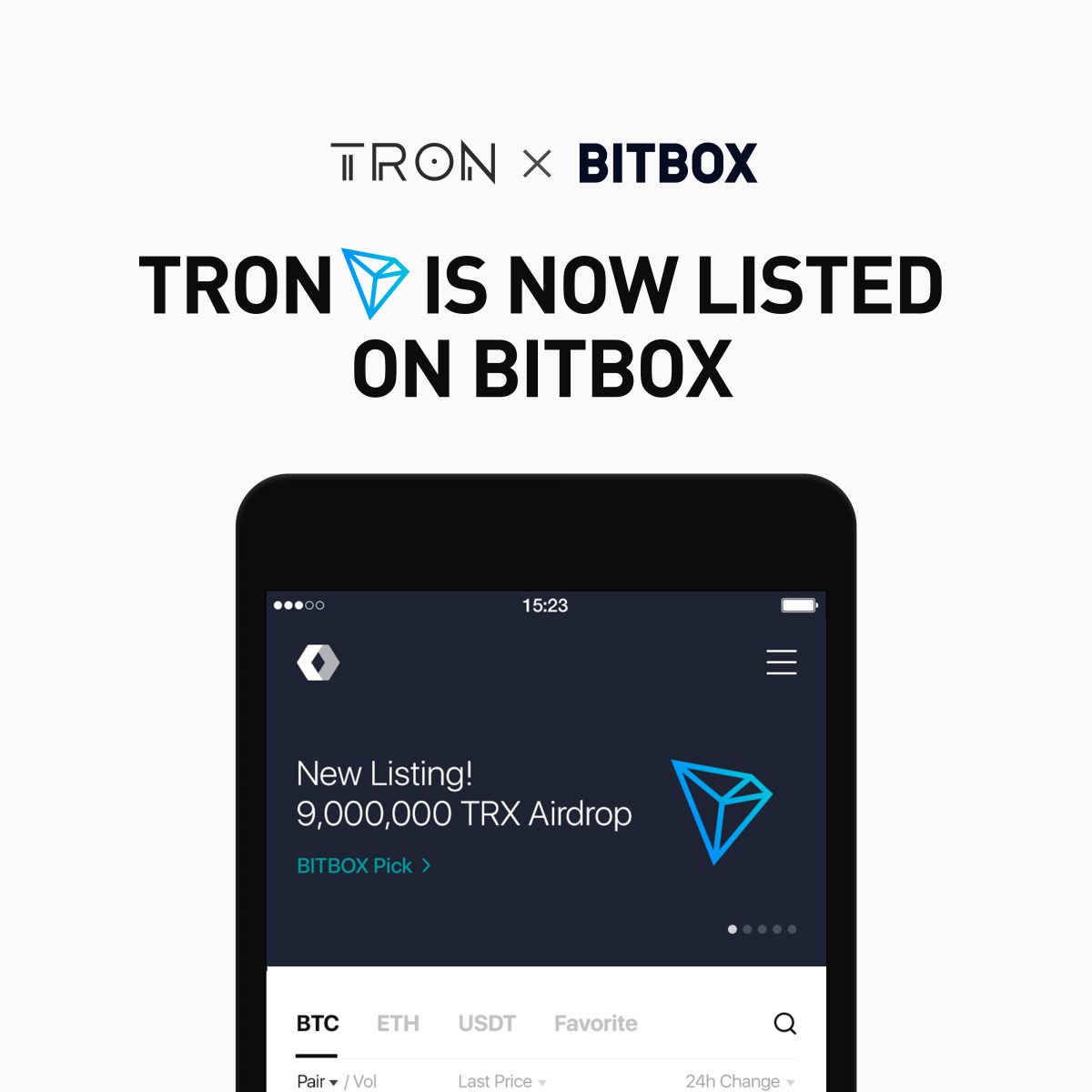 BITBOX and TRON
