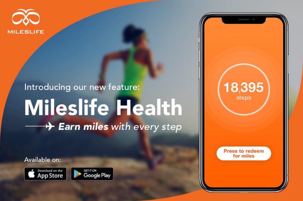 Mileslife Health: Walk to earn air miles