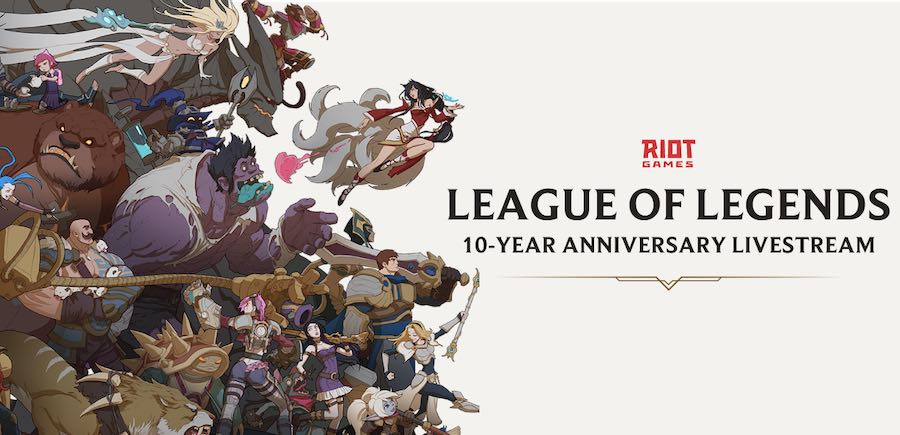 Riot Games unveils League of Legends 10-Year Anniversary Livestream