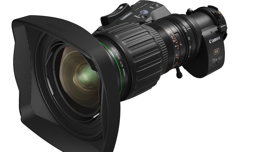 Canon unveils new portable zoom lens for 4K broadcast cameras