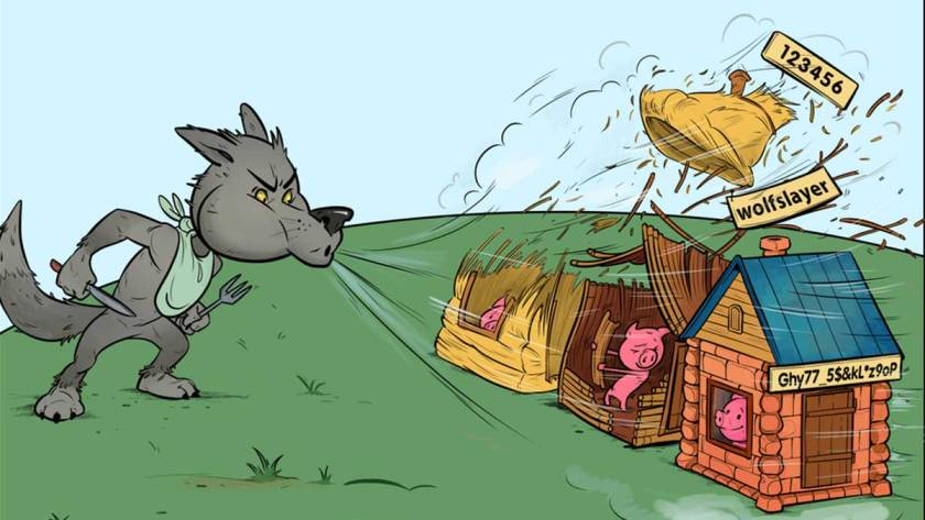 The Three Little Pigs and your passwords