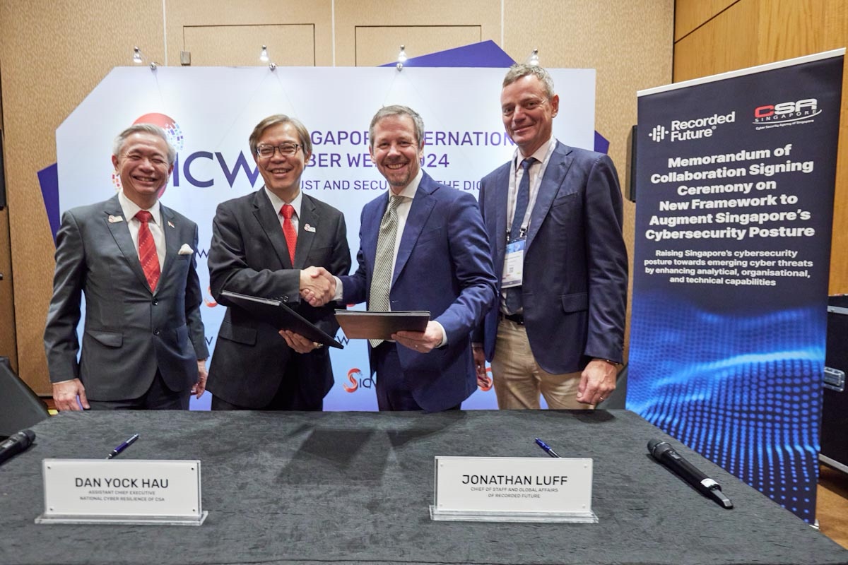 Cyber Security Agency of Singapore Partners with Recorded Future to Strengthen National and Regional Cyber Defenses