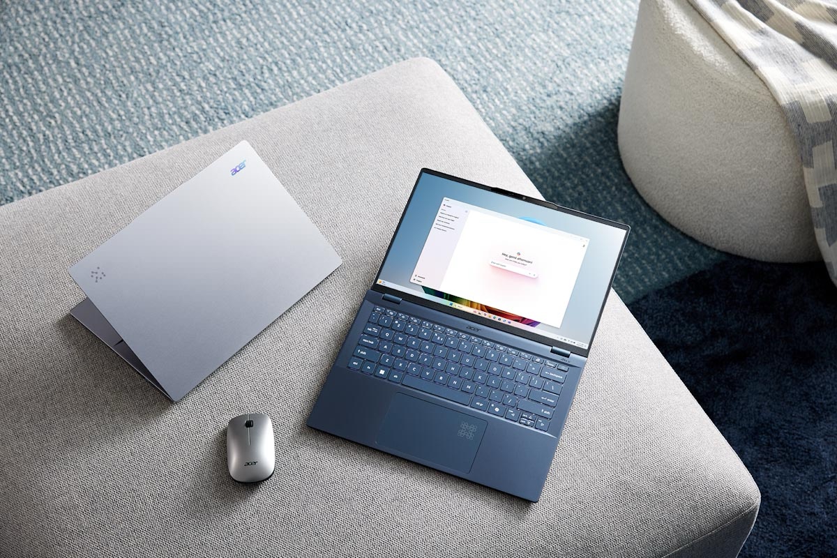 Acer Unveils AI-Powered Swift Laptops with Intel Core Ultra Processors, Enhancing Productivity and Security