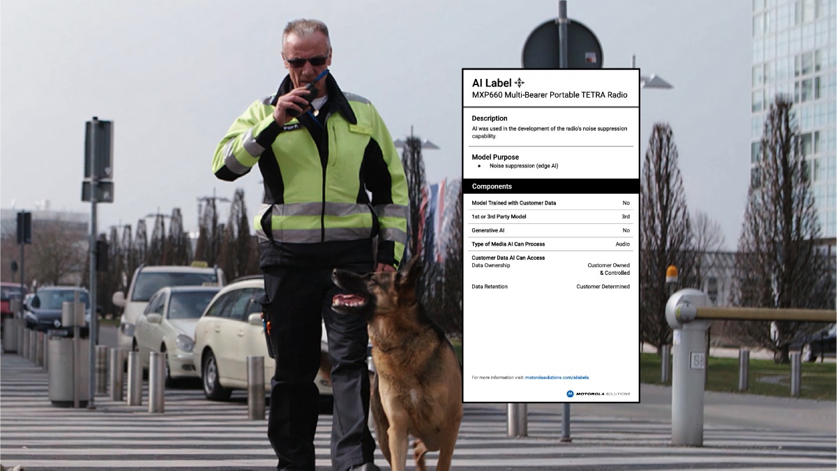 Motorola Solutions Launches First-Ever ‘AI Nutrition Labels’ to Boost Transparency in Public Safety Tech