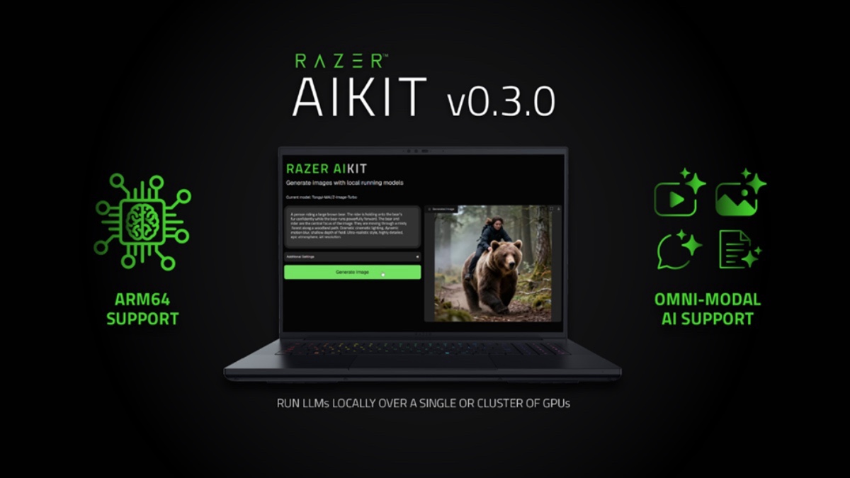 Razer AIKit Adds Omni-Modal AI and ARM64 Support