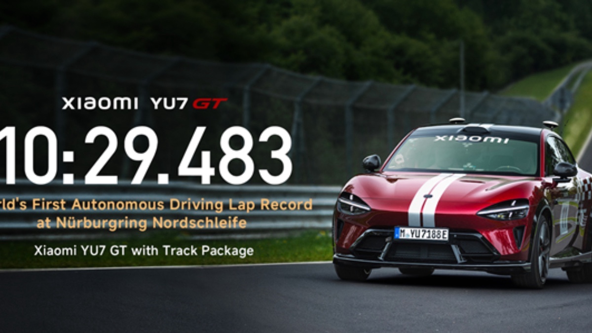 Xiaomi YU7 GT Completes Nürburgring Autonomously in World First