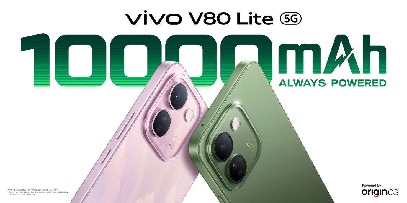 vivo Launches V80 Lite 5G With 10,000mAh Battery
